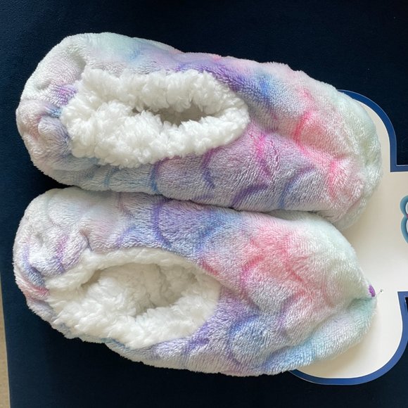 SLEEP ON IT || Girls Mermaid Plush Fleece Robe and slippers - NWT - L(14/16) - Picture 5 of 5